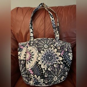 VERA BRADLEY Large Tote Purse MIMOSA Print